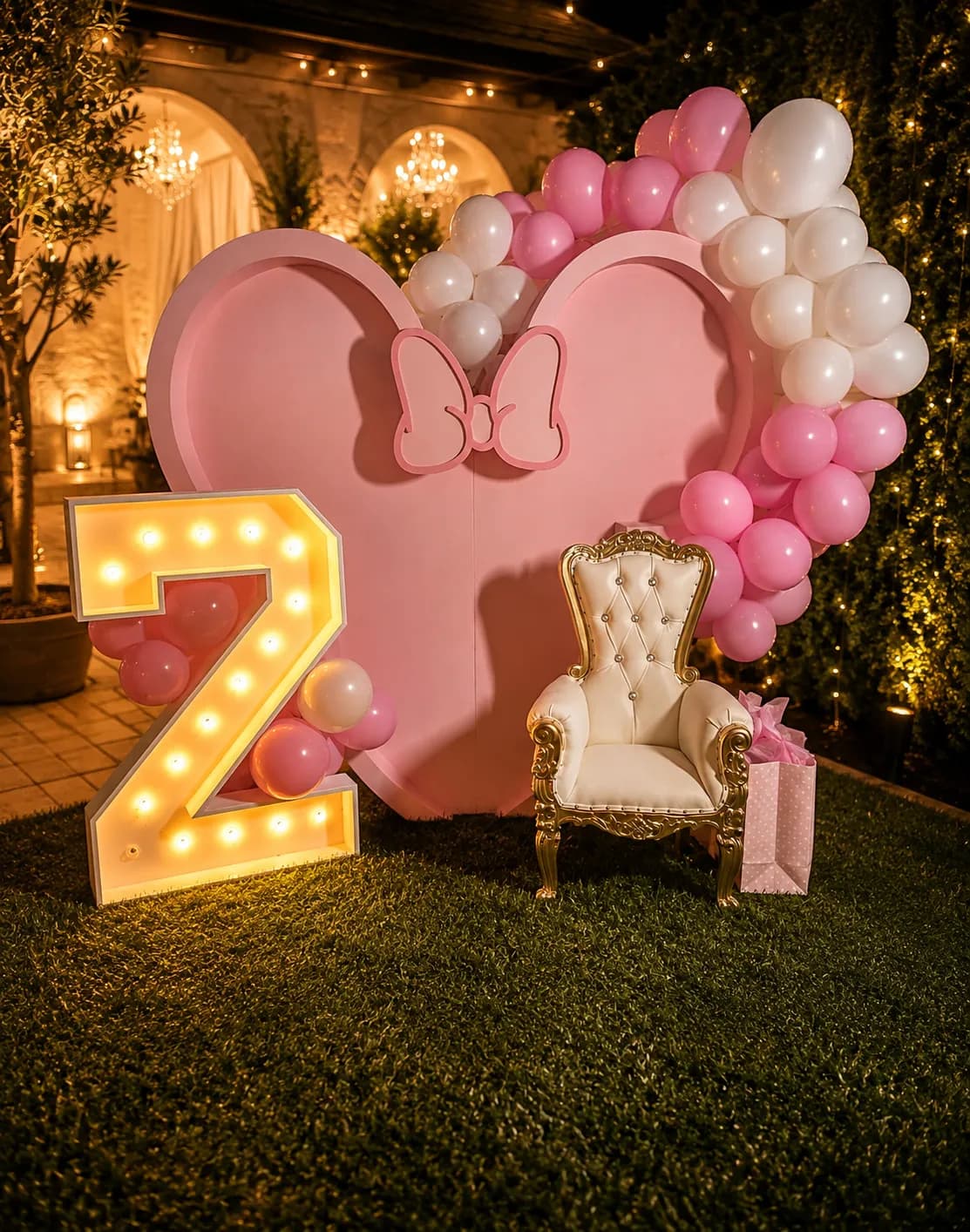 Backdrops & Balloon Decor at a Houston TX event
