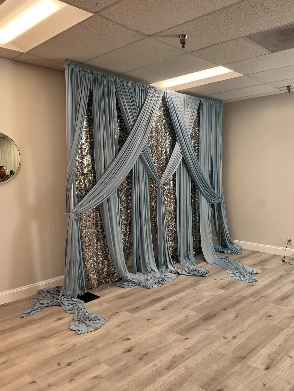 Backdrops & Balloon Decor at a Houston TX event