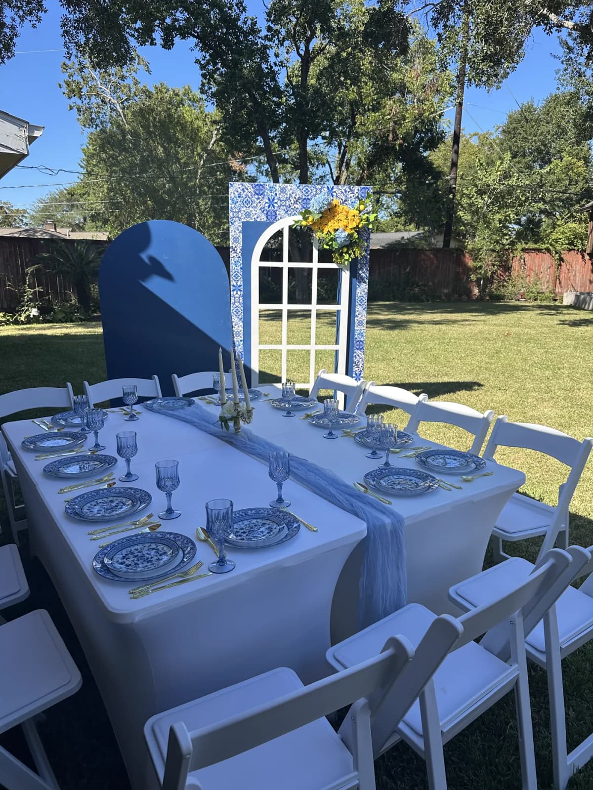 Backdrops & Balloon Decor at a Houston TX event