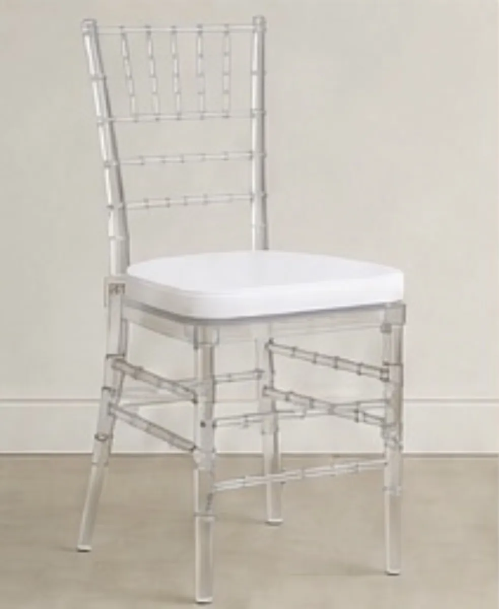 Clear Chiavari Chair for rent in Houston TX - A&G Party Rental