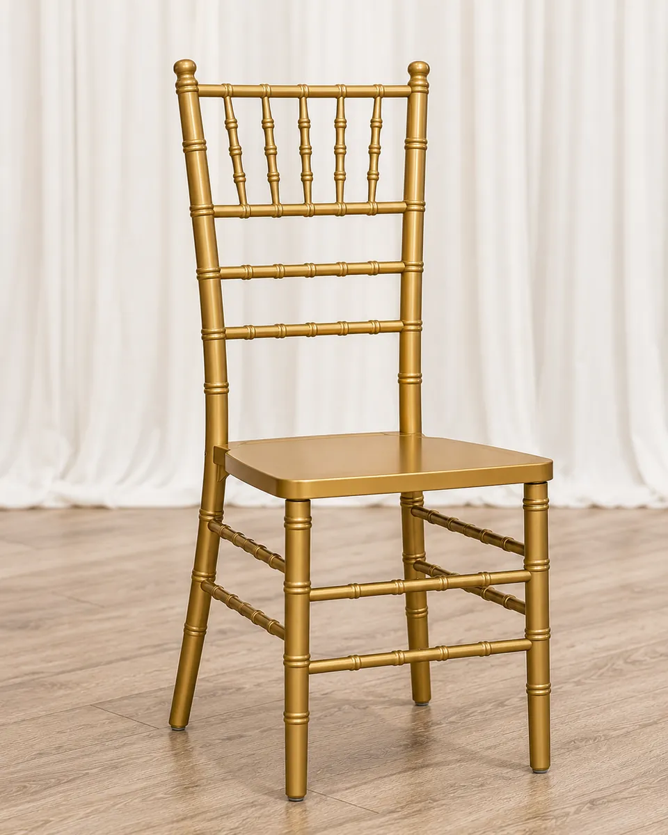 Kids Gold Chiavari Chair for rent in Houston TX - A&G Party Rental