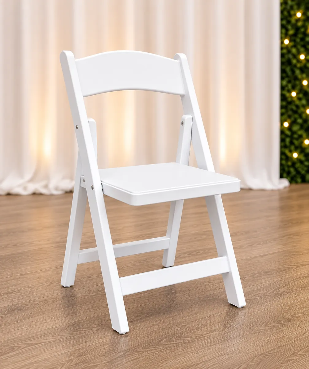Kids White Garden Chair for rent in Houston TX - A&G Party Rental