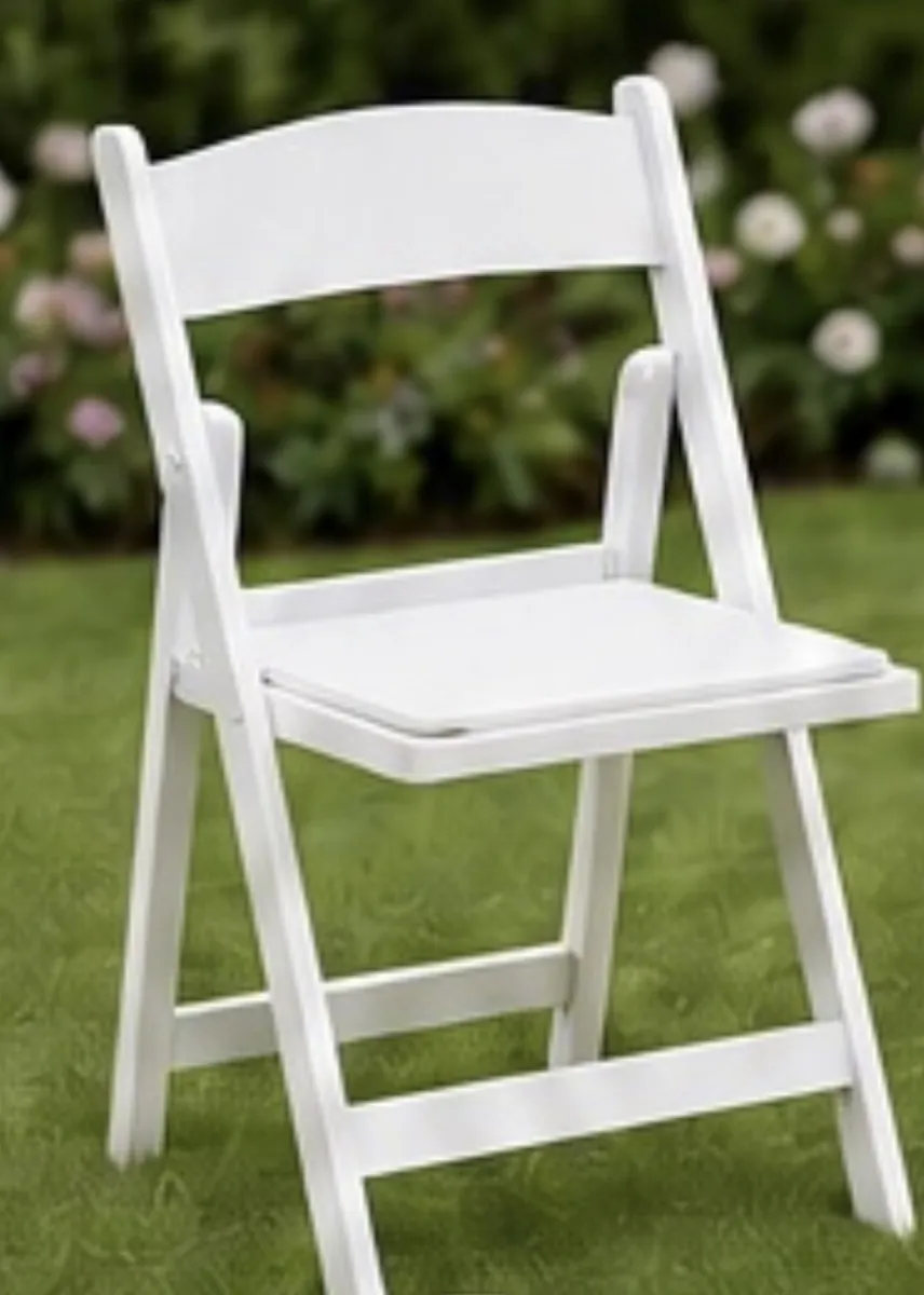 White Garden Chair for rent in Houston TX - A&G Party Rental