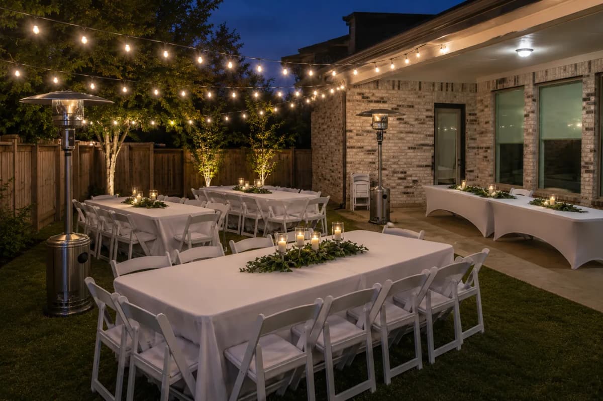 Propane Patio Heater for rent in Houston TX - A&G Party Rental