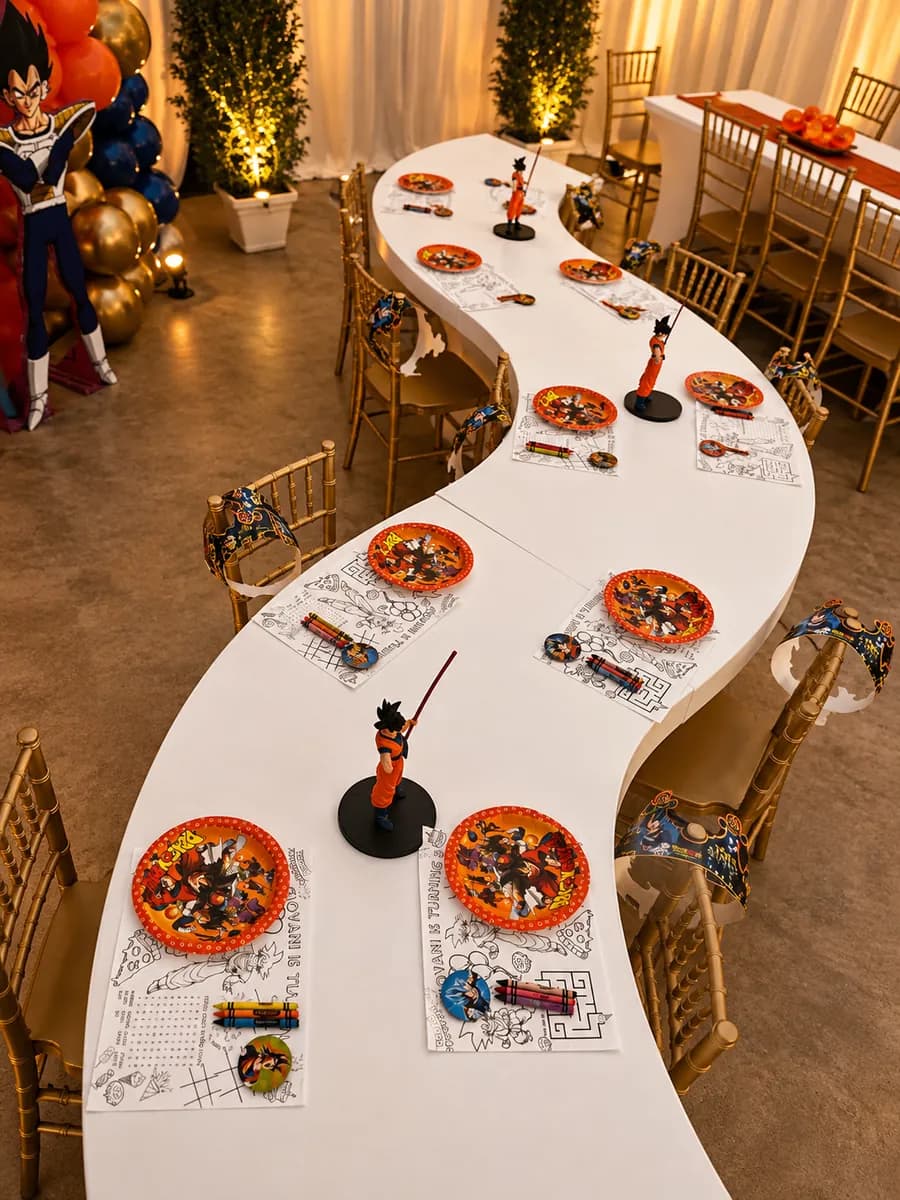 Kids Serpentine Table (per section) for rent in Houston TX - A&G Party Rental