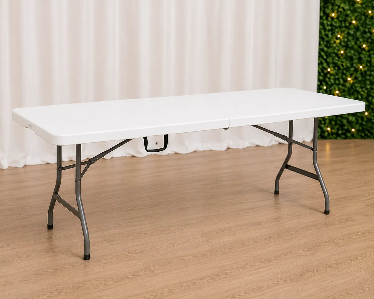 6 FT Rectangular Table for rent in Houston TX - A&G Party Rental