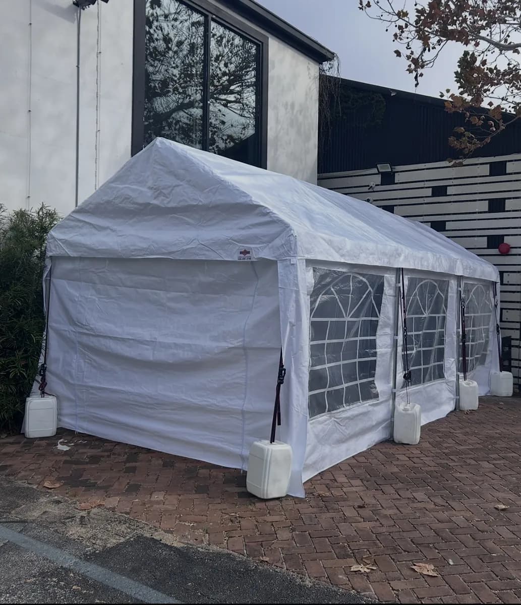 Tent 10x20 Package for rent in Houston TX - A&G Party Rental